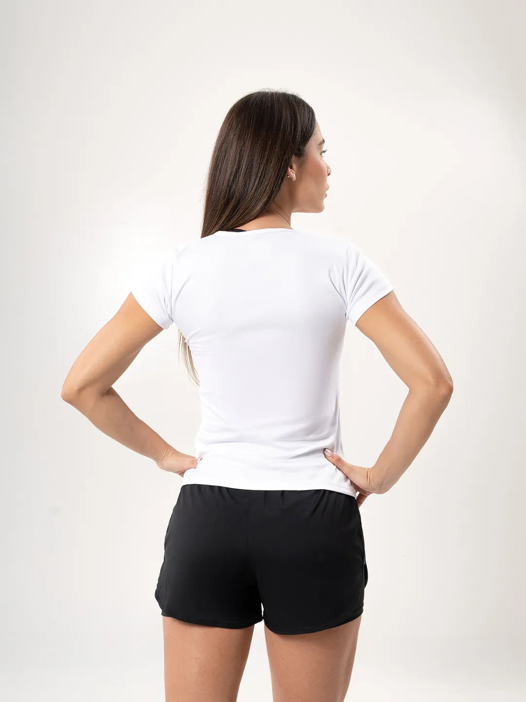 Camiseta Deportiva Básica para Mujer – Blanco