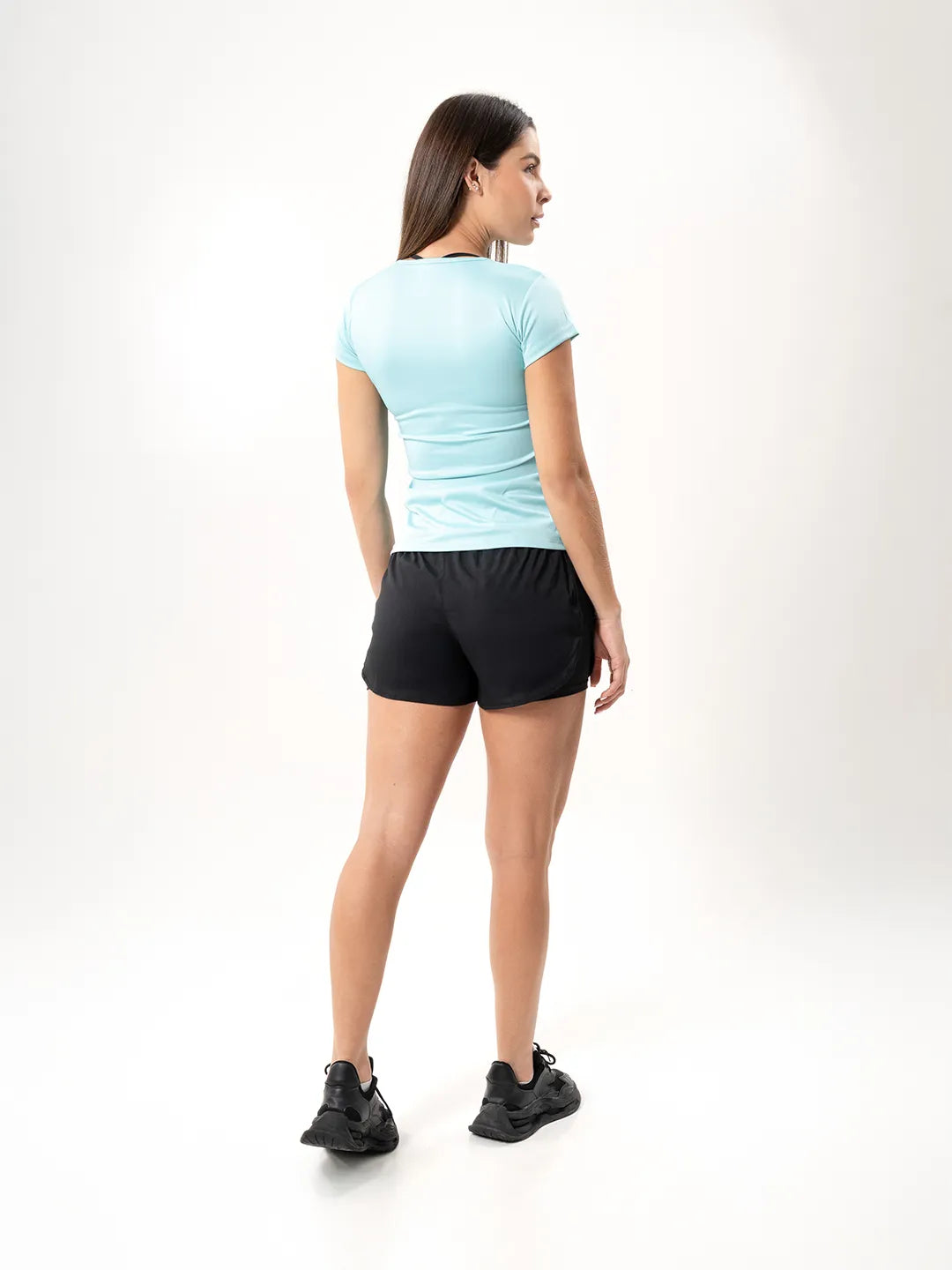 Camiseta Deportiva Básica para Mujer – Verde Menta