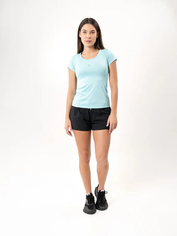 Camiseta Deportiva Básica para Mujer – Verde Menta