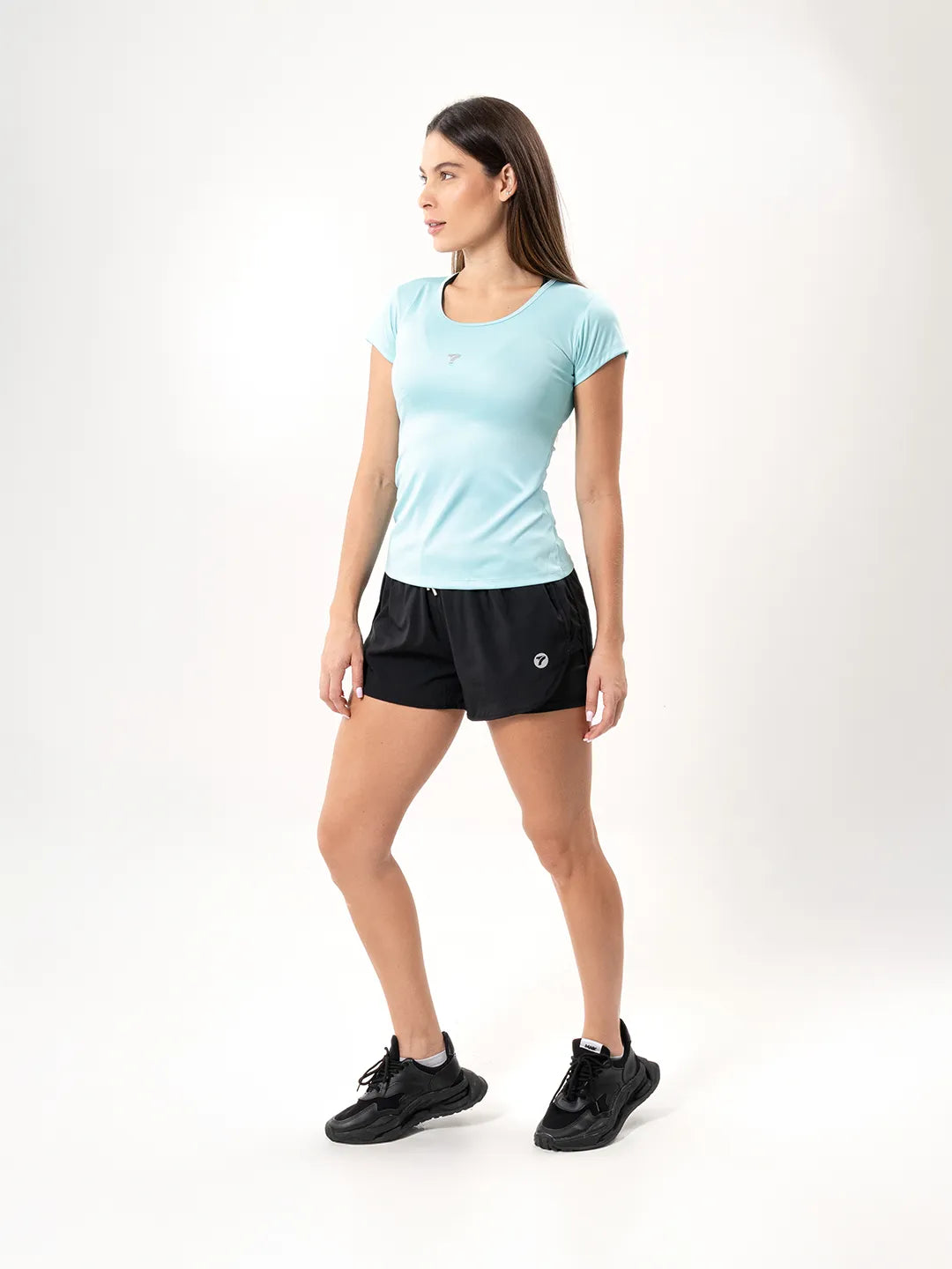 Camiseta Deportiva Básica para Mujer – Verde Menta