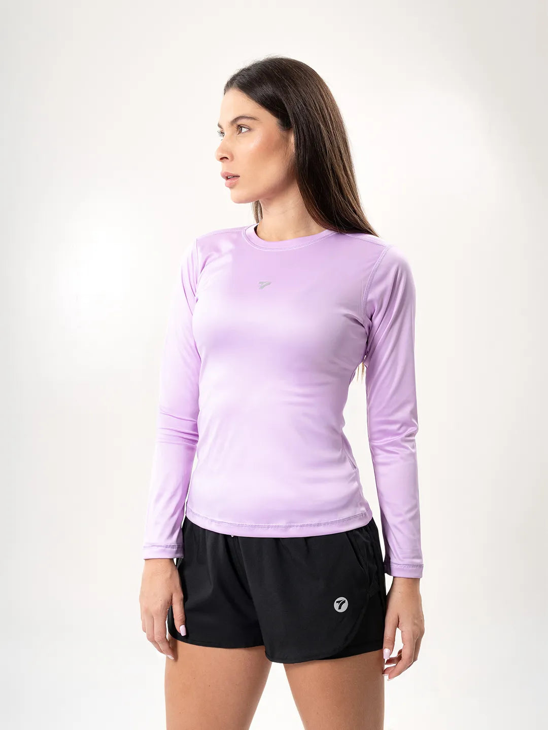 Buzo de Compresión Deportivo para Mujer – Lila Oscuro