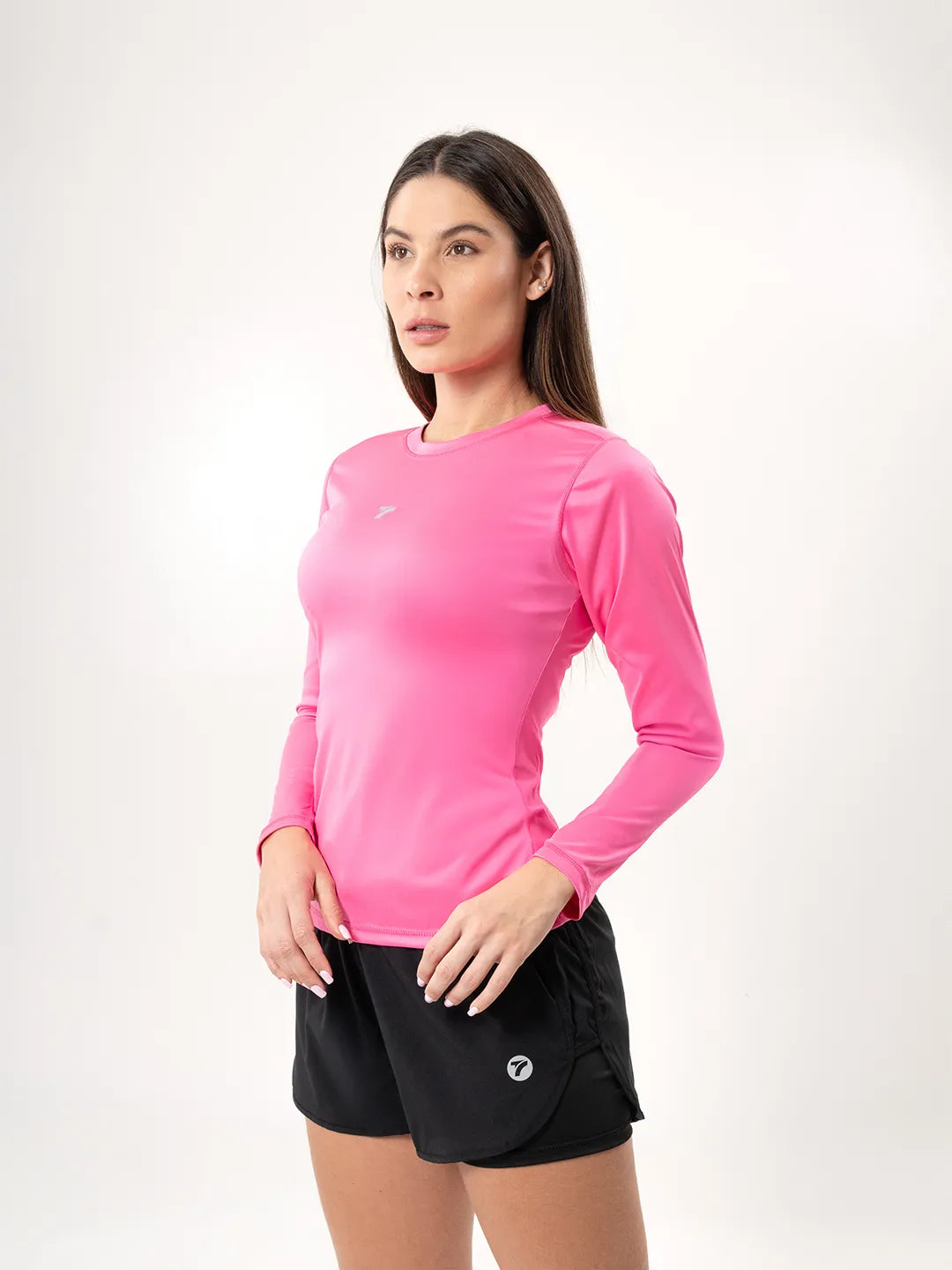 Buzo de Compresión Deportivo para Mujer – Magenta Luminoso