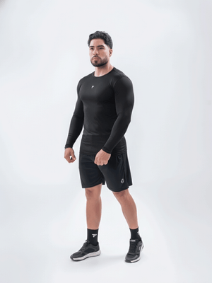 Buzo de Compresión Deportivo Hombre Color Negro