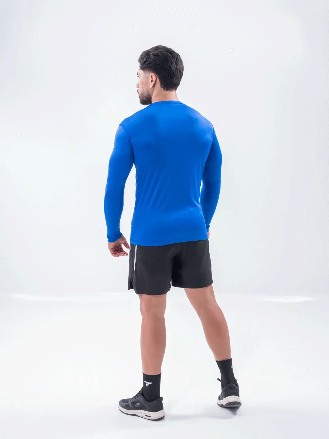 Buzo de Compresión Deportivo Hombre Color Azul Rey