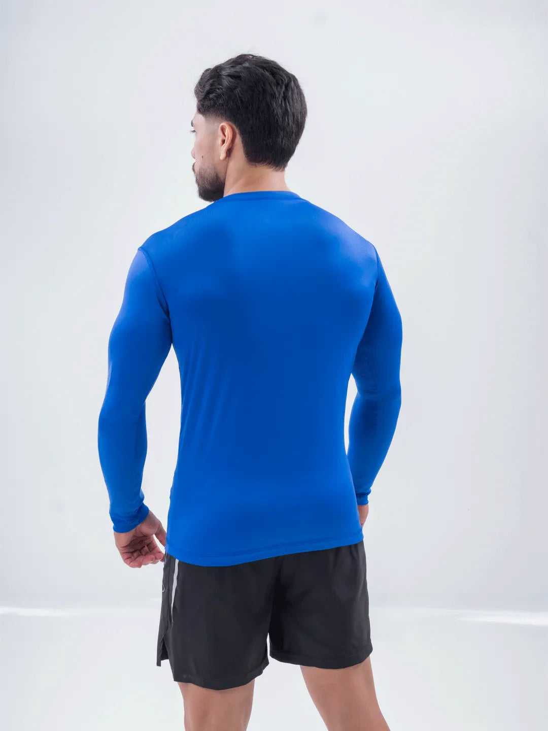 Buzo de Compresión Deportivo Hombre Color Azul Rey