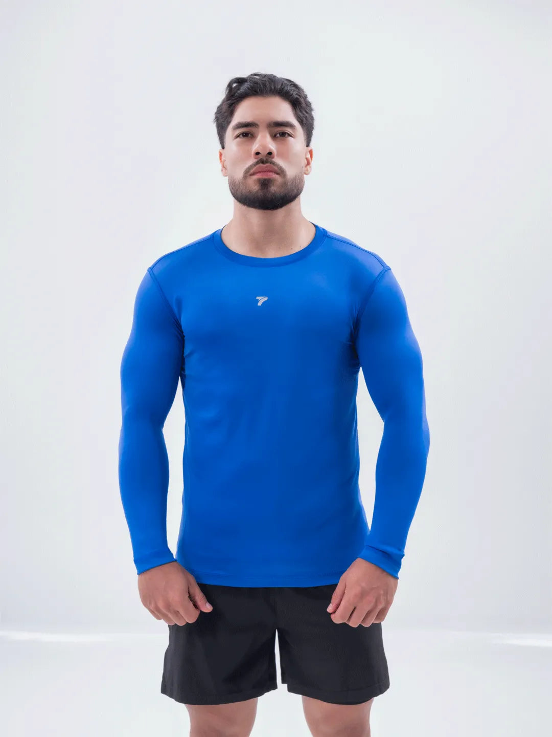 Buzo de Compresión Deportivo Hombre Color Azul Rey