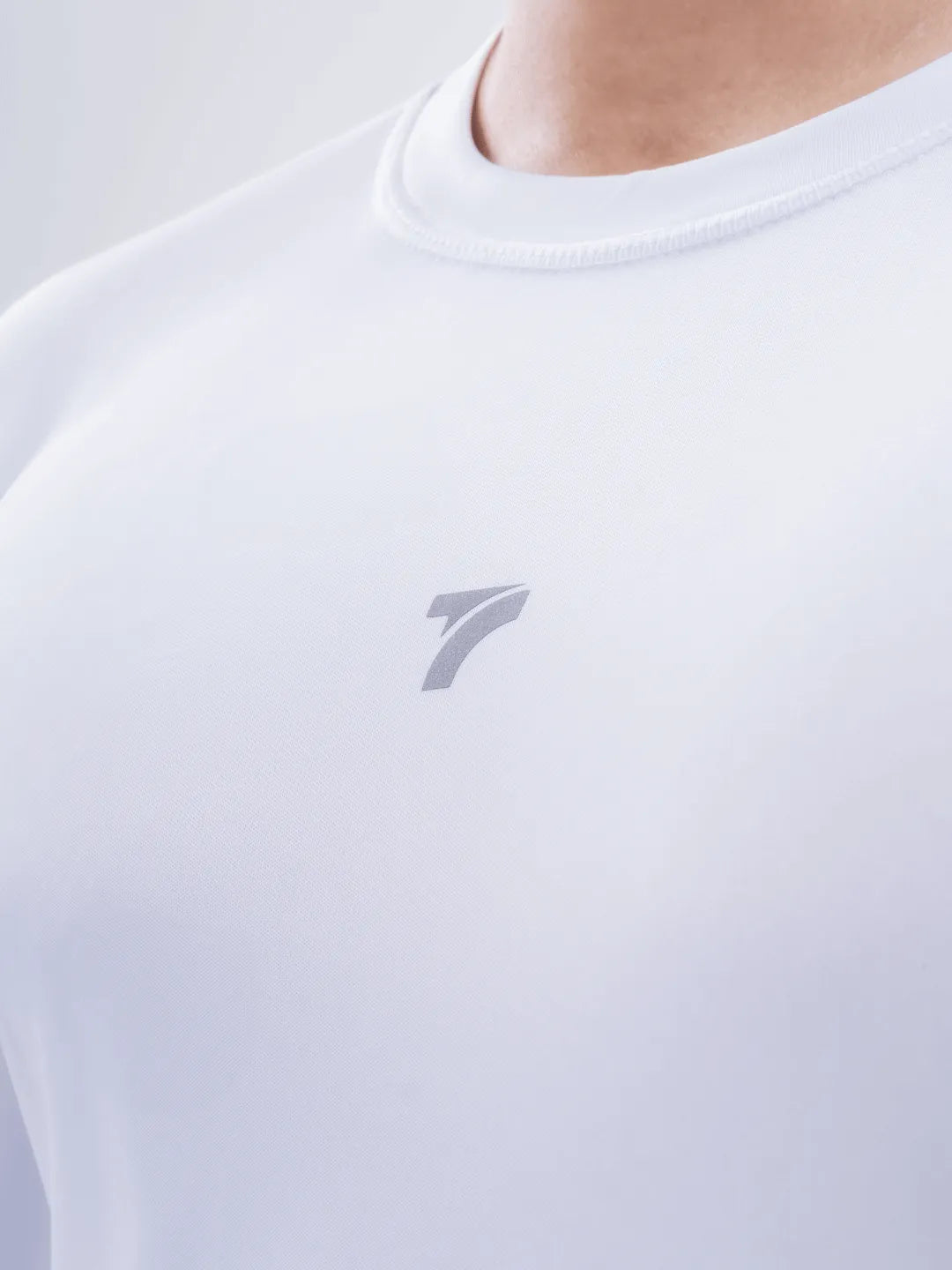 Buzo de Compresión Deportivo Hombre Color Blanco