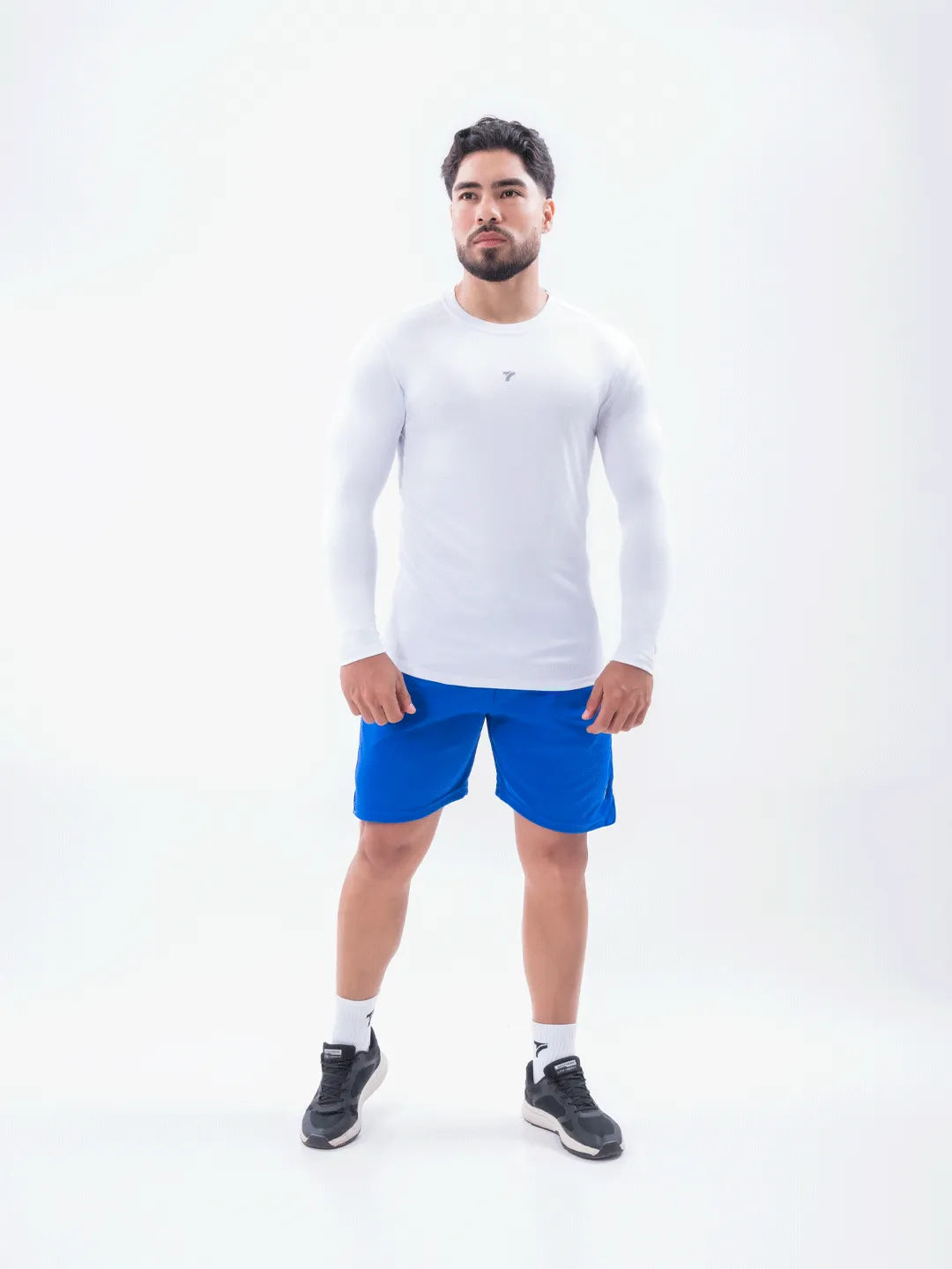 Buzo de Compresión Deportivo Hombre Color Blanco