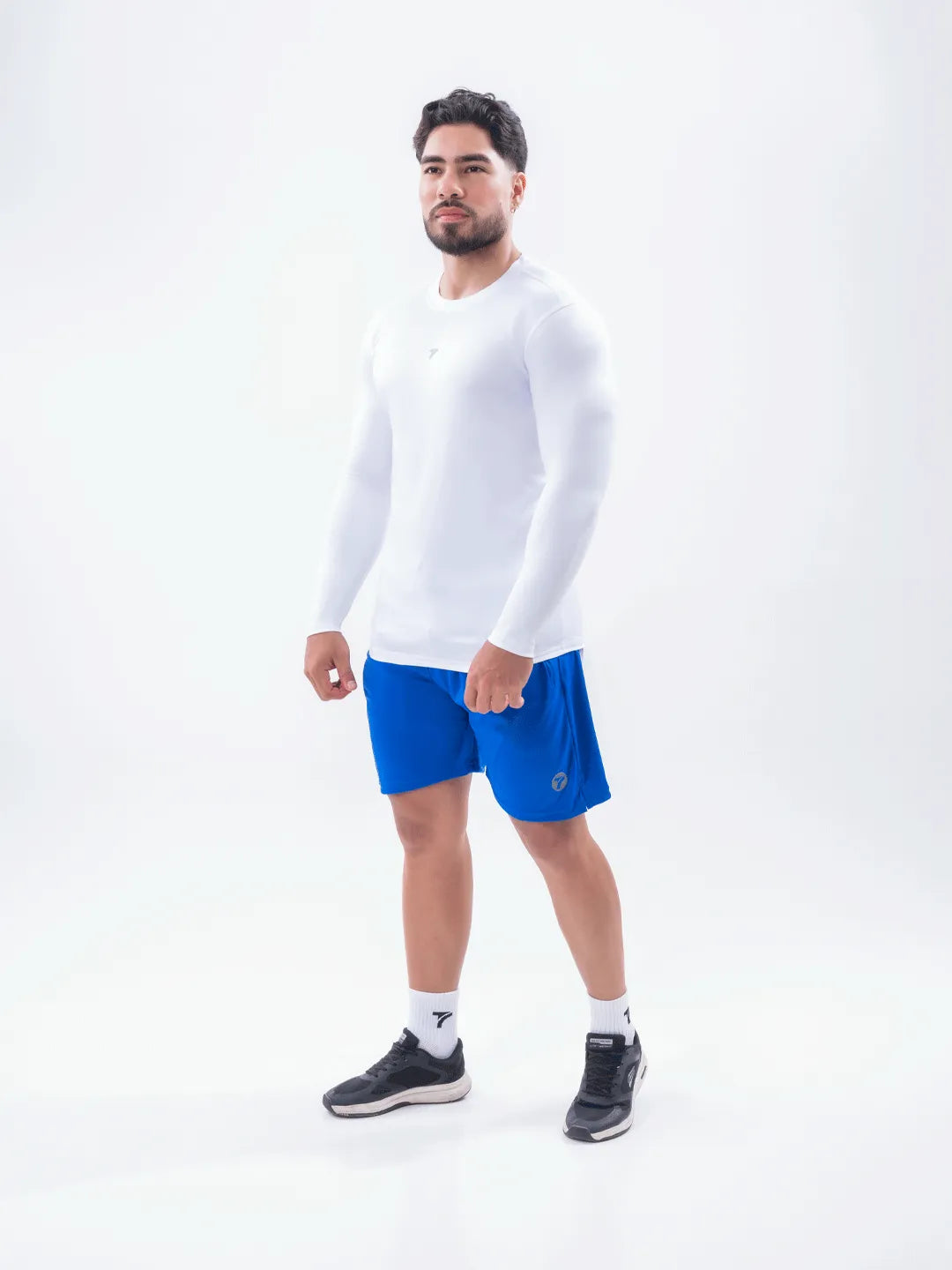 Buzo de Compresión Deportivo Hombre Color Blanco