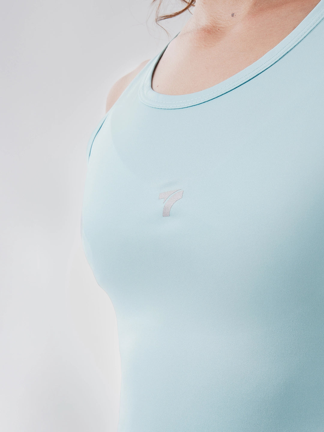 Camiseta Esqueleto Deportiva de Mujer Tradicional - Verde Menta