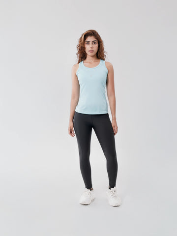 Camiseta Esqueleto Deportiva de Mujer Tradicional - Verde Menta