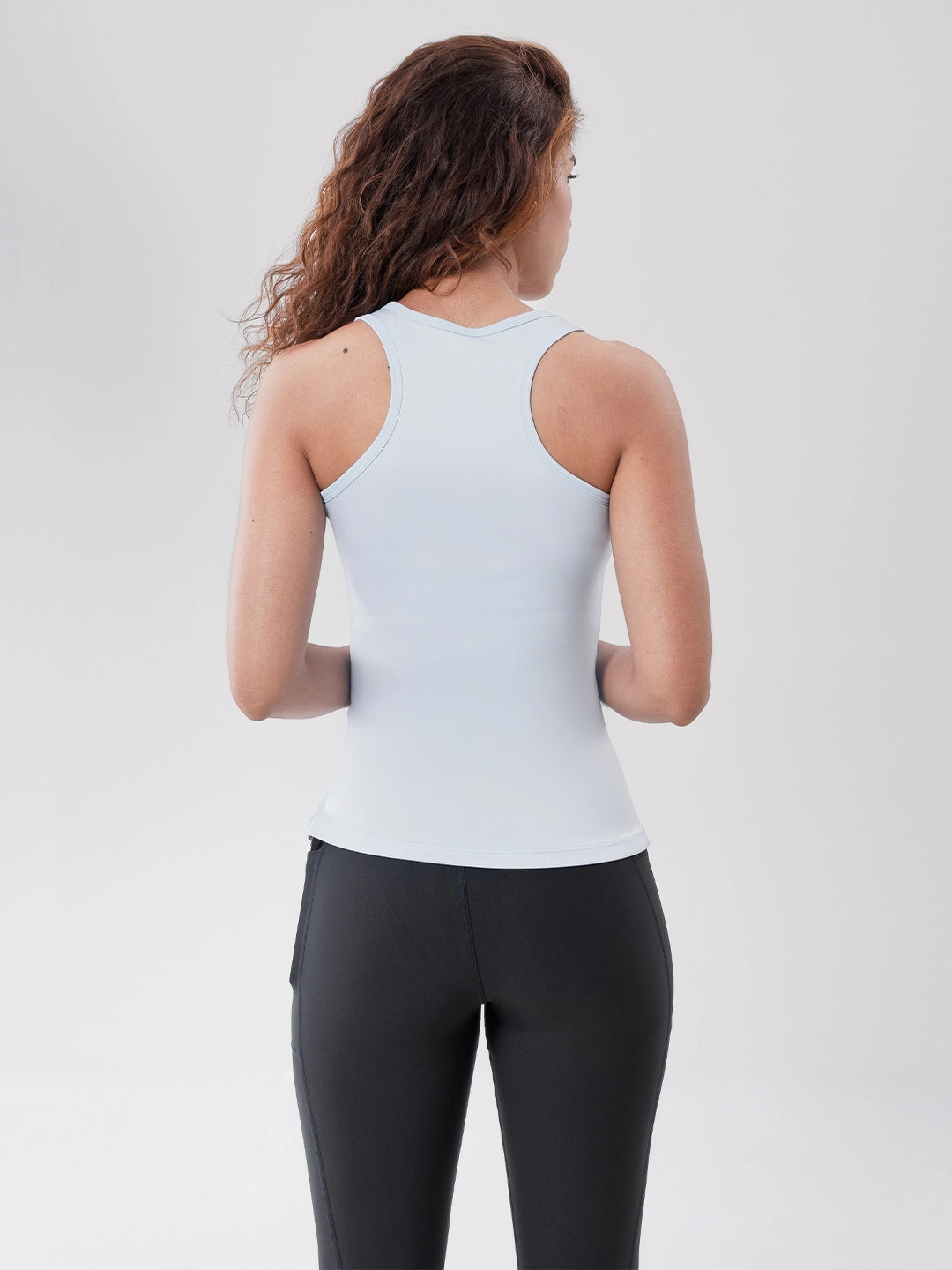 Camiseta Esqueleto Deportiva de Mujer Tradicional - Azul Celeste