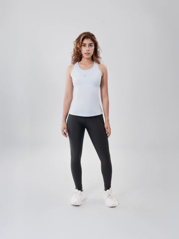 Camiseta Esqueleto Deportiva de Mujer Tradicional - Azul Celeste