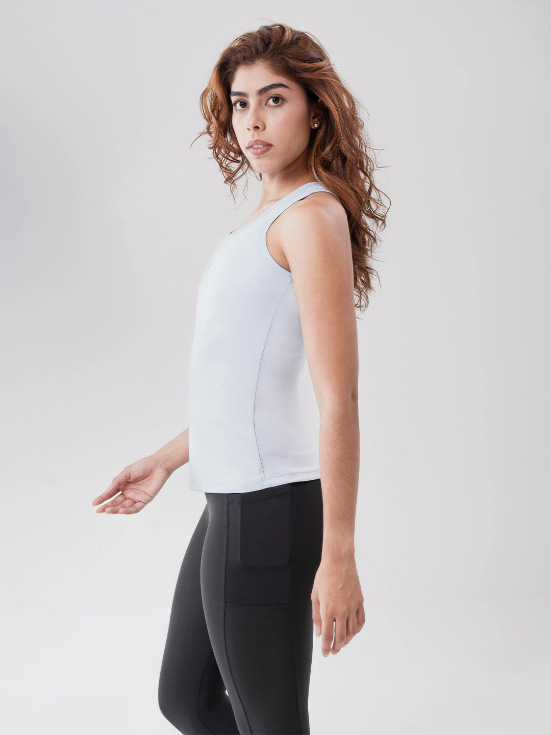 Camiseta Esqueleto Deportiva de Mujer Tradicional - Azul Celeste