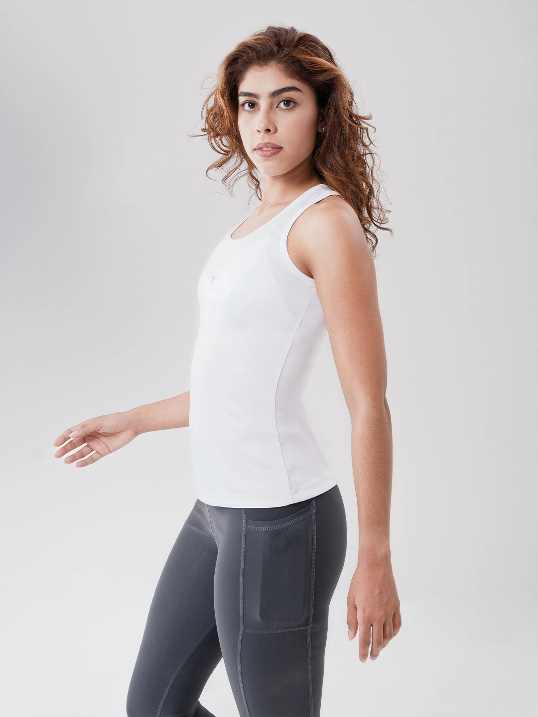 Camiseta Esqueleto Deportiva de Mujer Tradicional – Blanco