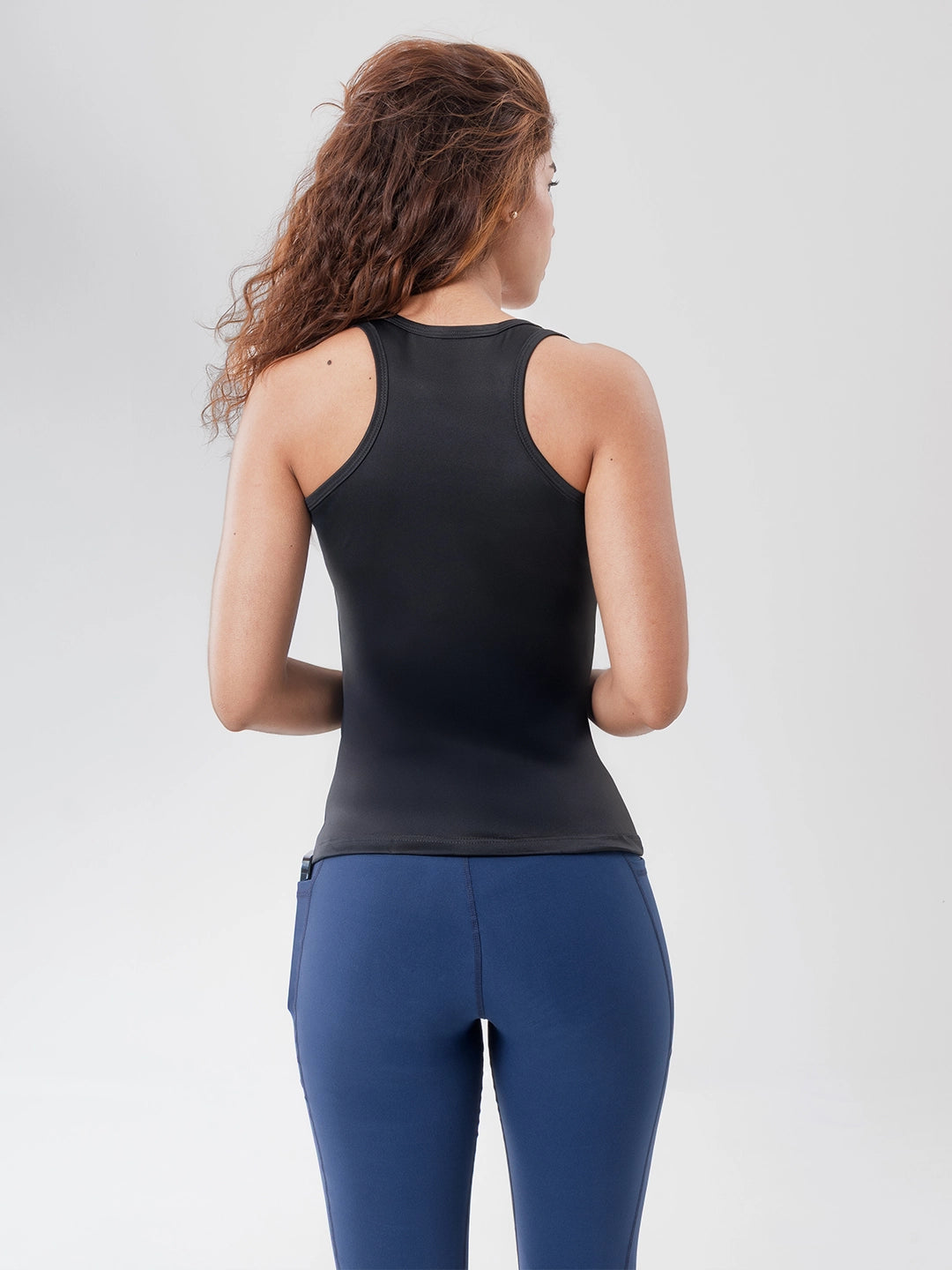 Camiseta Esqueleto Deportiva de Mujer Tradicional – Negro