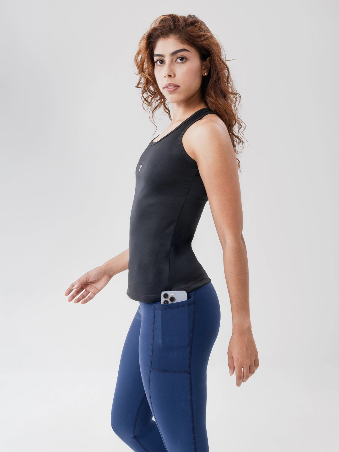 Camiseta Esqueleto Deportiva de Mujer Tradicional – Negro