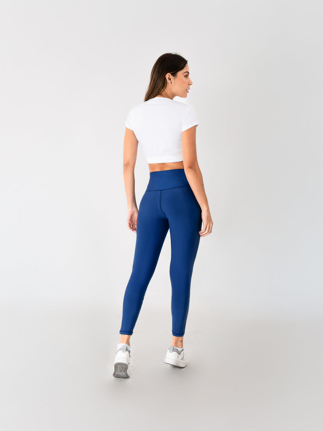 Leggins Deportivo Unicolor Azul Turquí Para Mujer