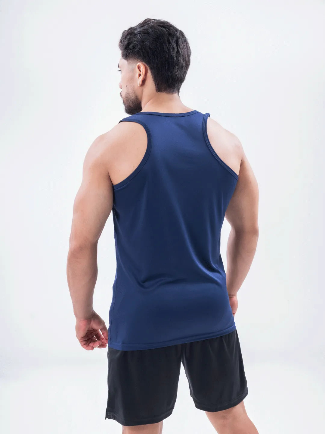 Camiseta Esqueleto Deportiva Dri Fit de Hombre – Azul Turquí