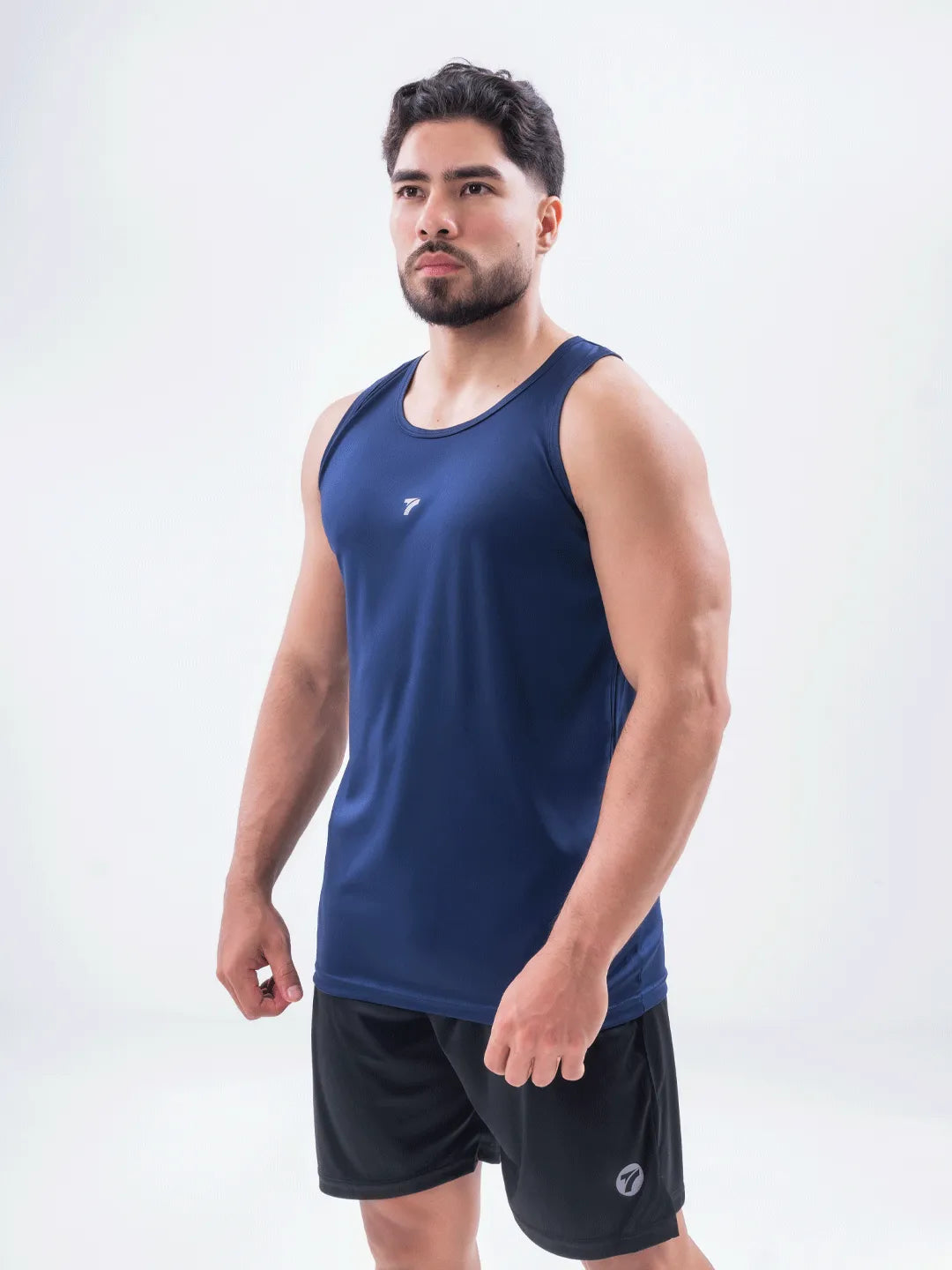 Camiseta Esqueleto Deportiva Dri Fit de Hombre – Azul Turquí