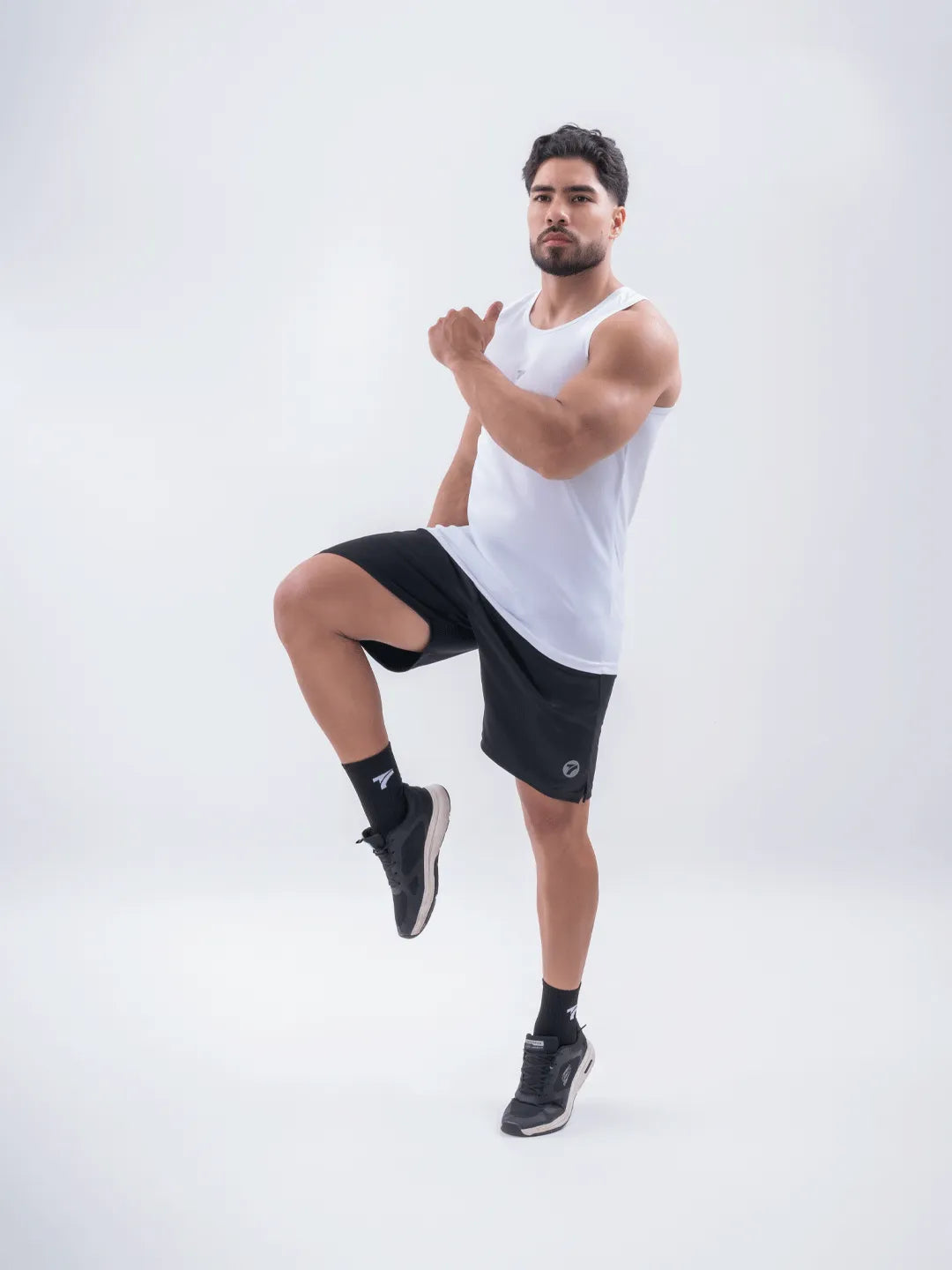 Camiseta Esqueleto Deportiva Dri Fit de Hombre – Blanco