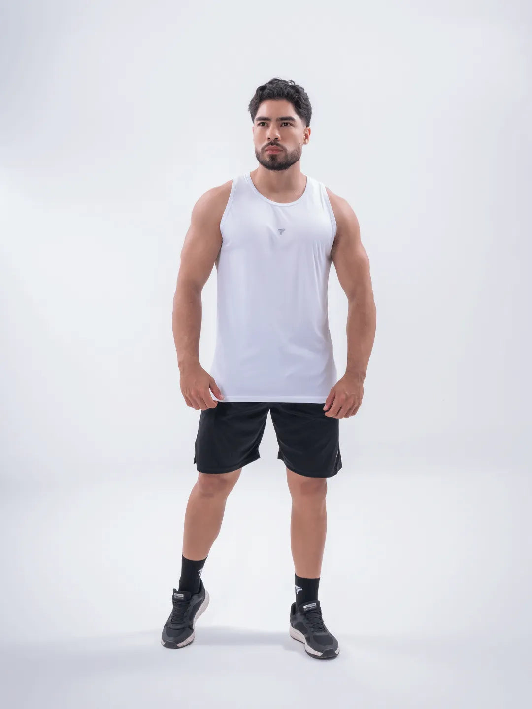 Camiseta Esqueleto Deportiva Dri Fit de Hombre – Blanco