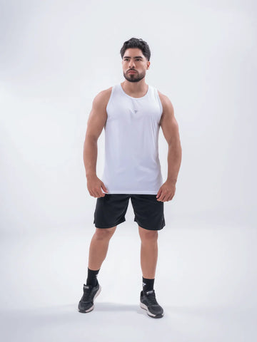 Camiseta Esqueleto Deportiva Dri Fit de Hombre – Blanco