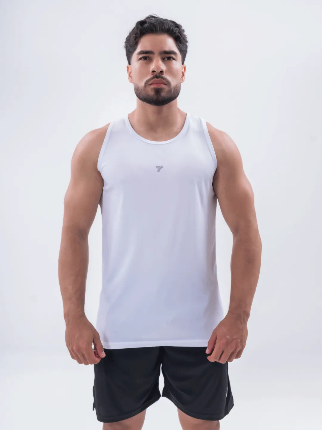 Camiseta Esqueleto Deportiva Dri Fit de Hombre – Blanco