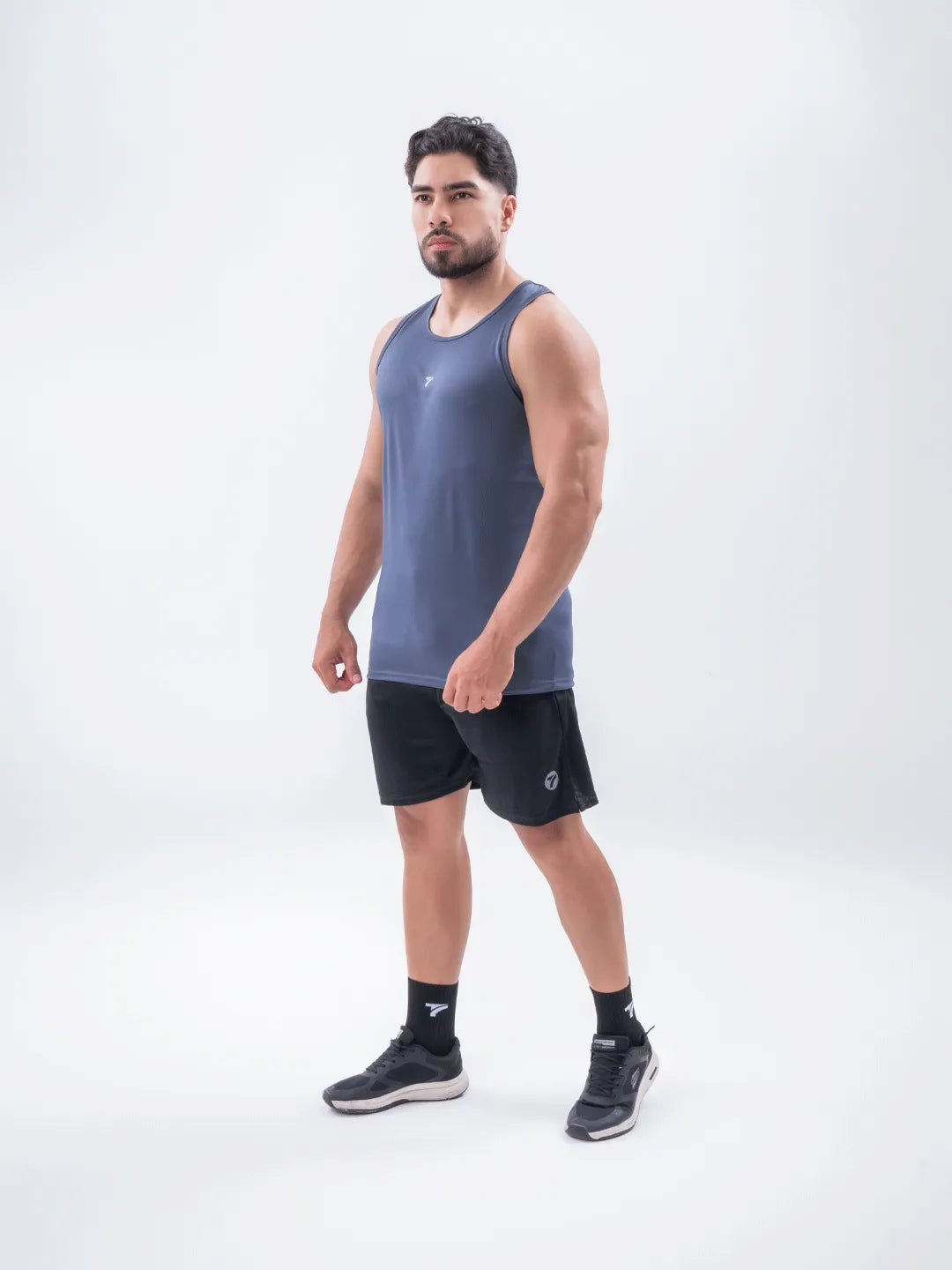 Camiseta Esqueleto Deportiva Dri Fit de Hombre – Gris Oscuro