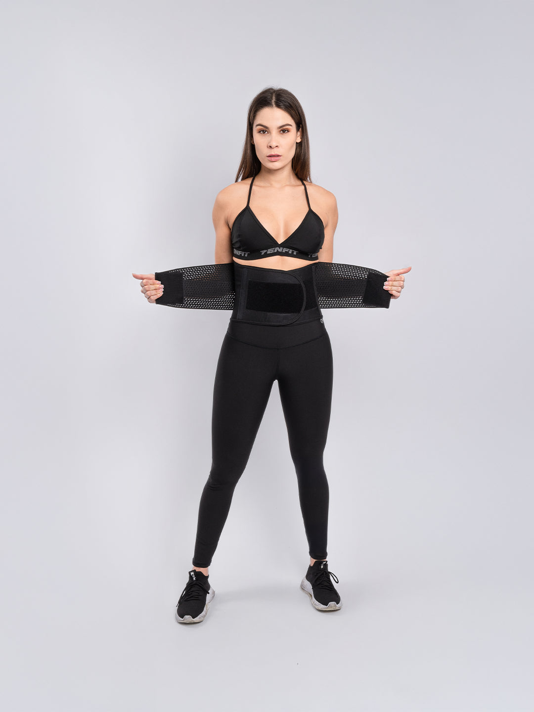 Faja Cinturilla Deportiva de Compresión - Negro