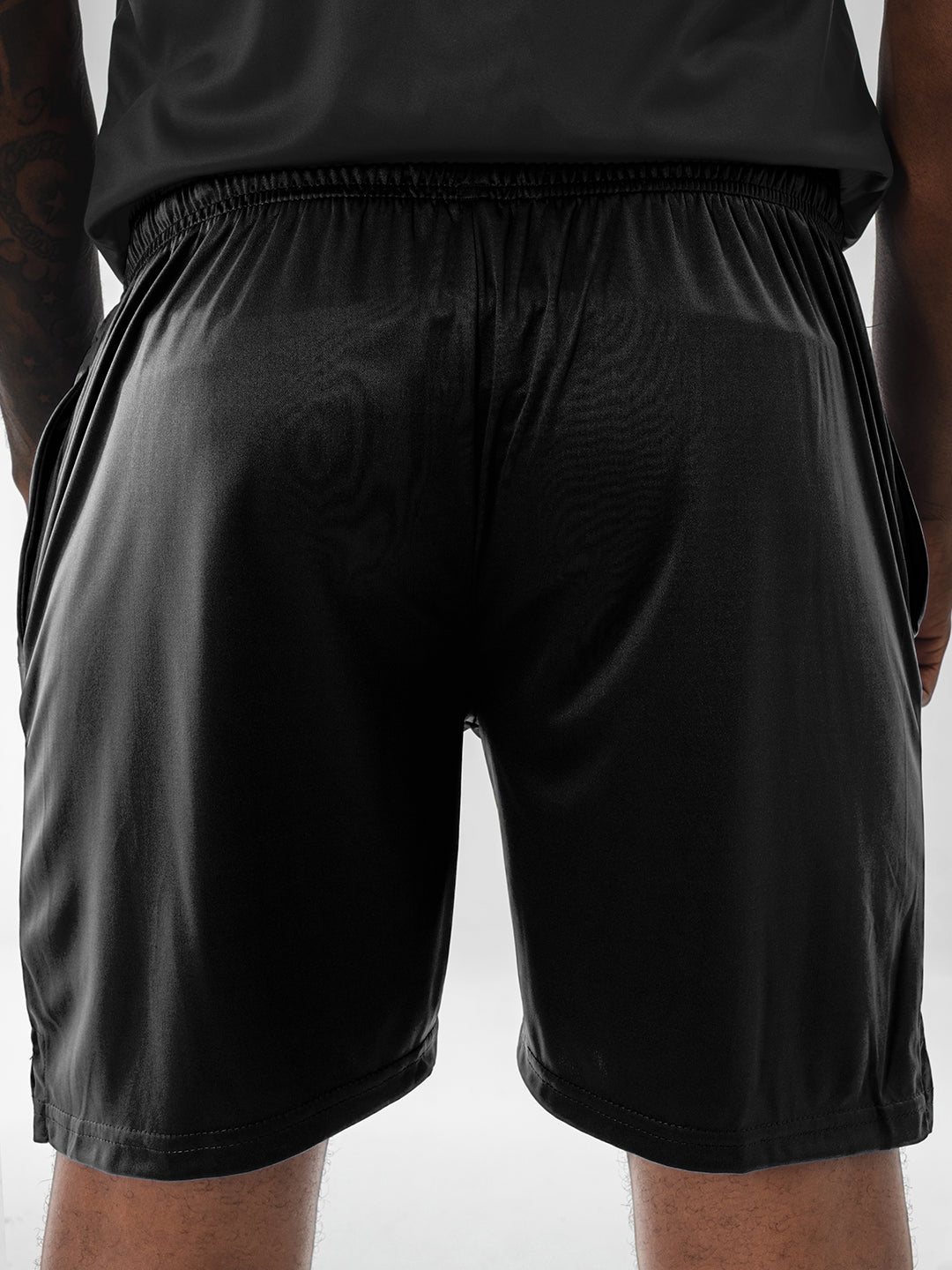 Pantaloneta Deportiva de Hombre en Microfibra – Negro