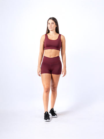 Top Deportivo de Mujer Unicolor Básico – Mora en Leche
