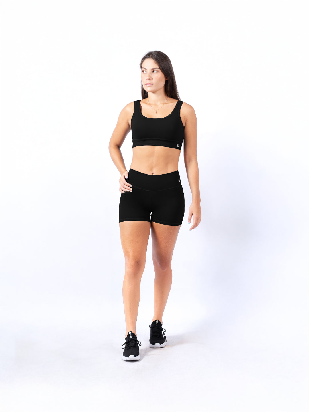 Top Deportivo de Mujer Unicolor Básico – Negro