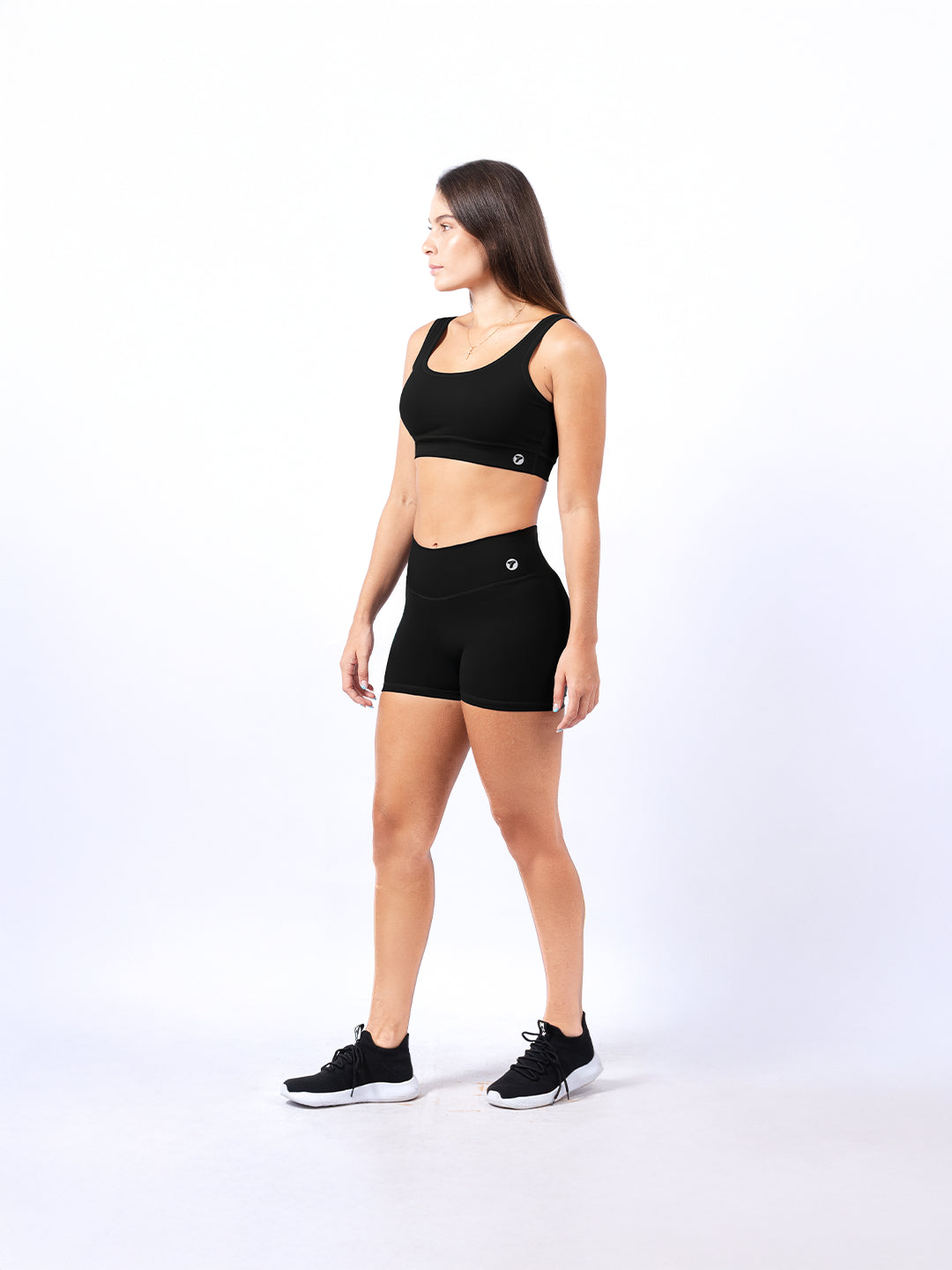 Top Deportivo de Mujer Unicolor Básico – Negro