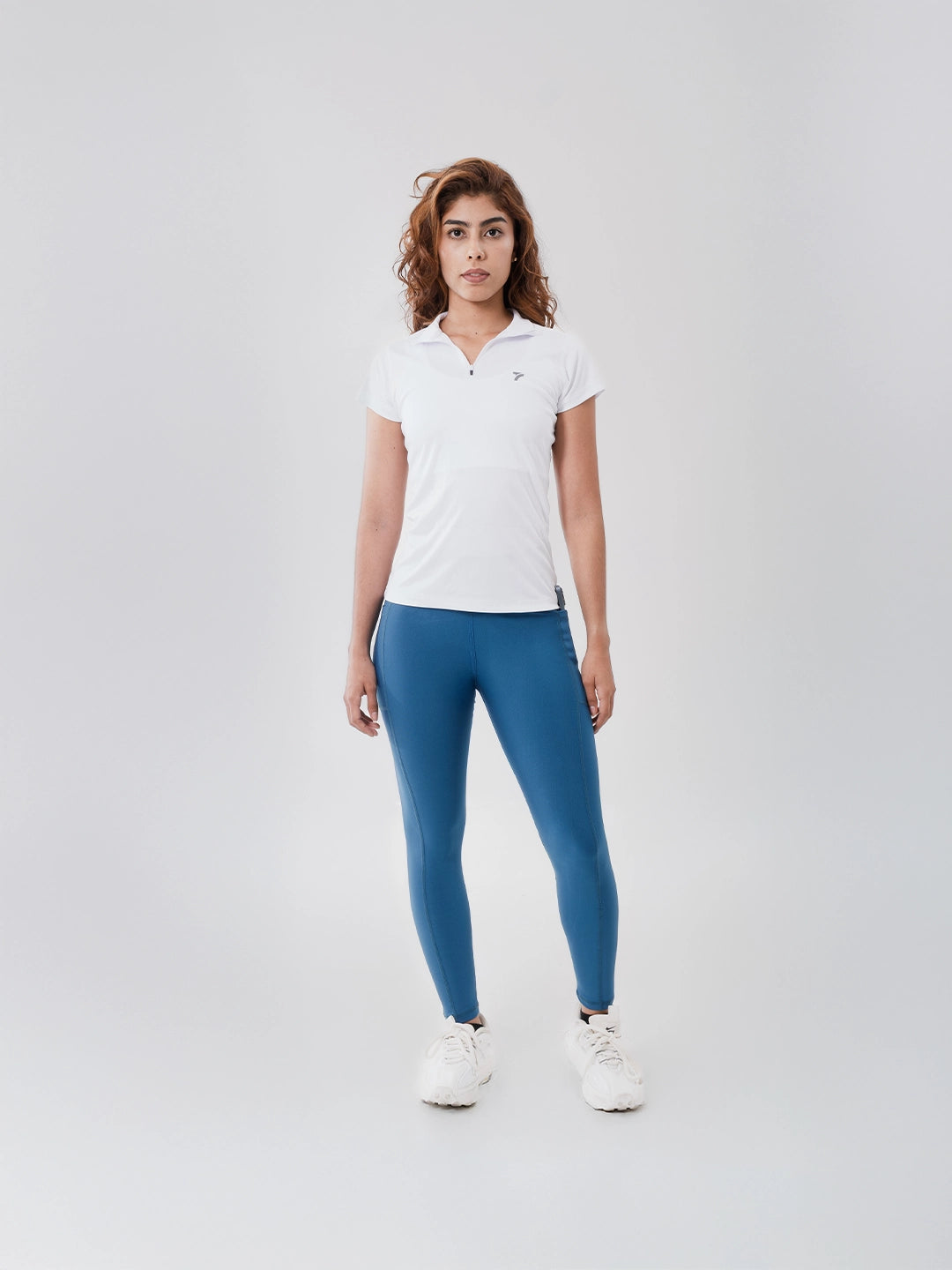 Leggins Deportivos de Mujer con Bolsillo - Azul Petróleo