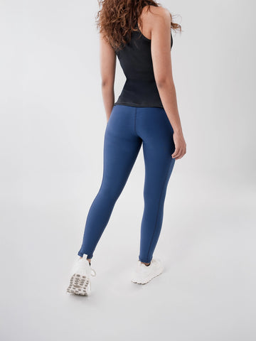 Leggins Deportivos de Mujer con Bolsillo - Azul Turquí