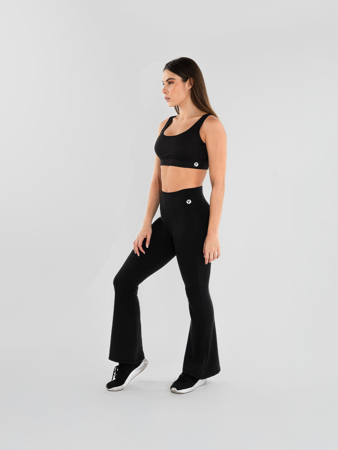 Leggins Deportivos de Mujer Bota Ancha Venus – Negro