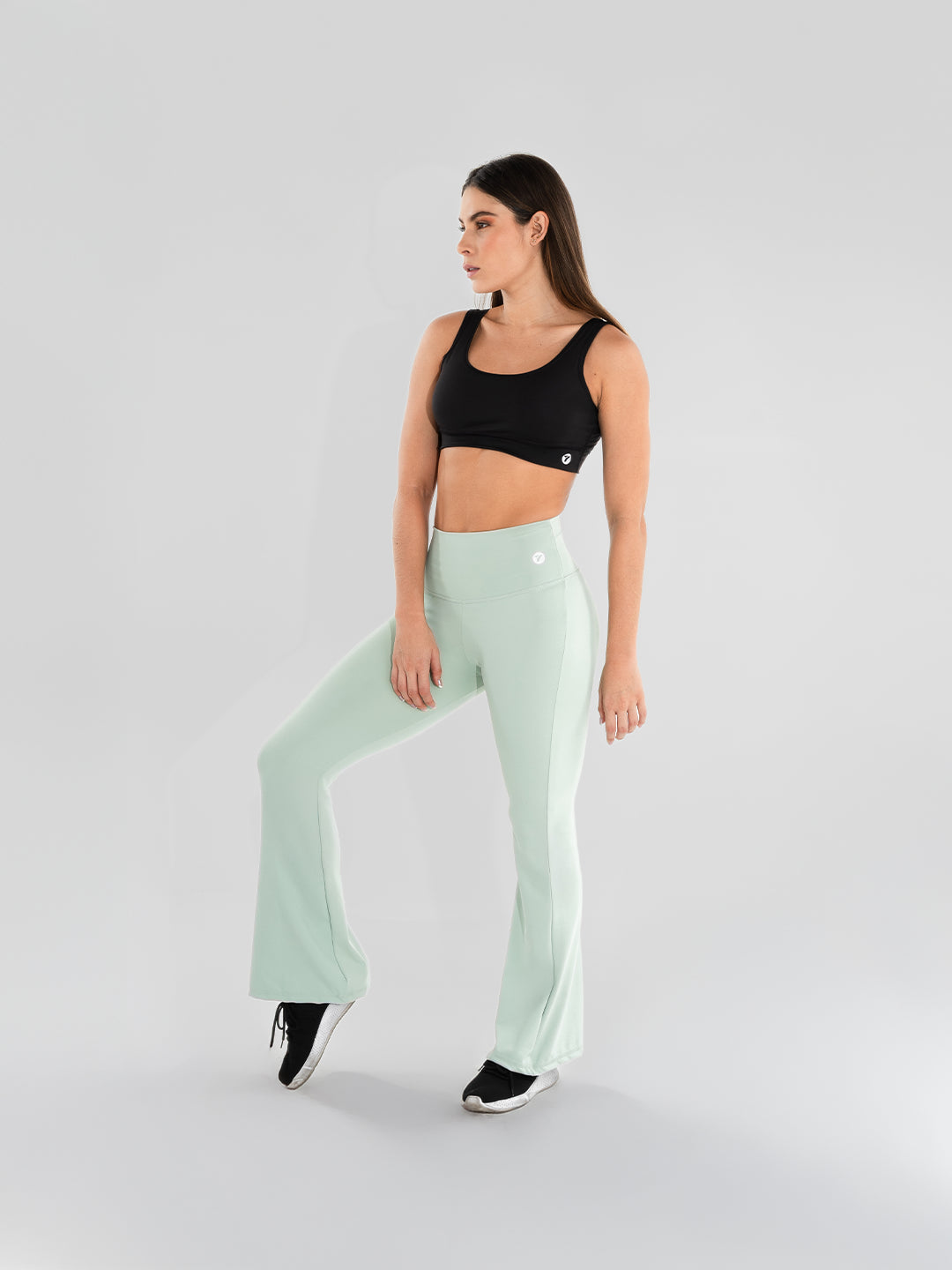 Leggins Deportivos de Mujer Bota Ancha Venus – Verde Oliva Claro