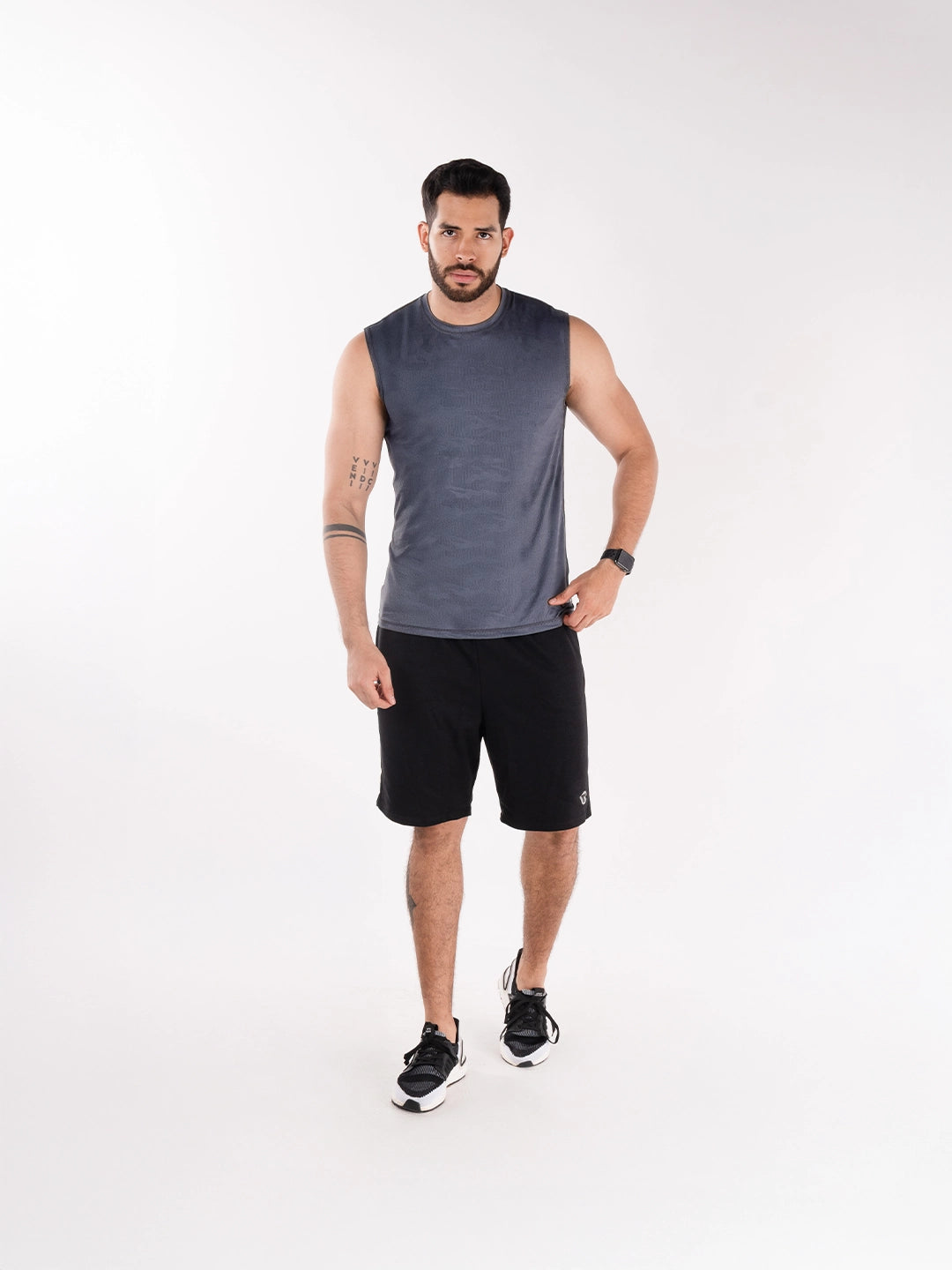 Camisilla Deportiva de Hombre Flex Fury - Gris Oscuro