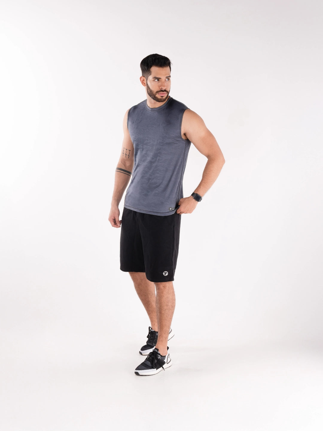 Camisilla Deportiva de Hombre Flex Fury - Gris Oscuro