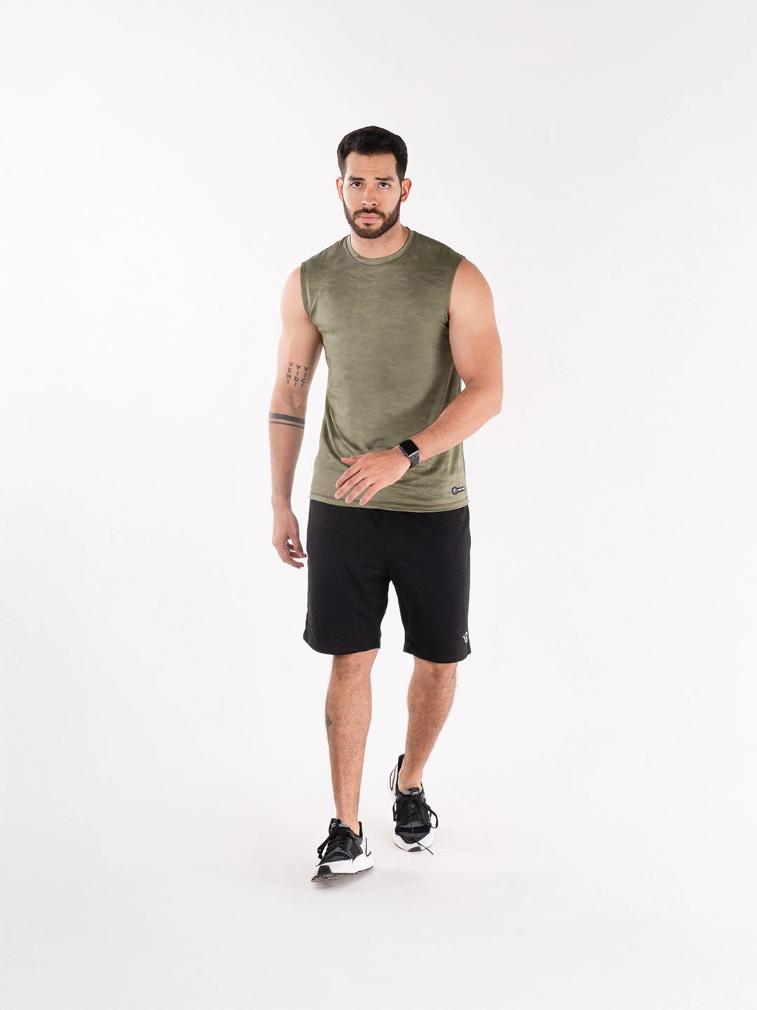 Camisilla Deportiva de Hombre Flex Fury - Verde Militar