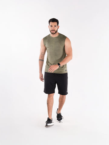 Camisilla Deportiva de Hombre Flex Fury - Verde Militar
