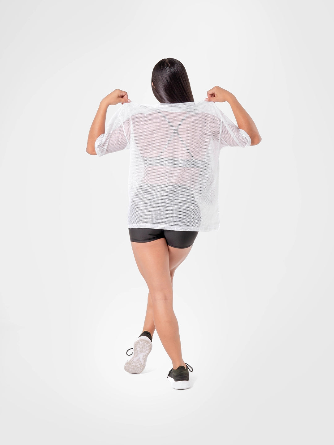 Camiseta Deportiva de Mujer Airflow - Blanco