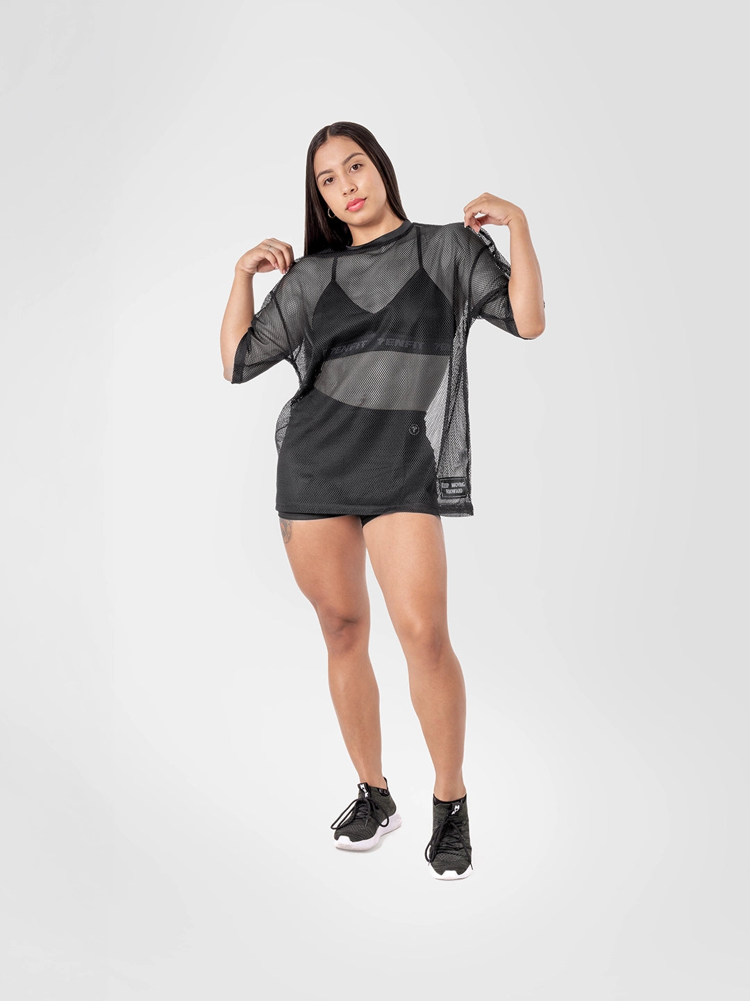 Camiseta Deportiva de Mujer Airflow - Negro