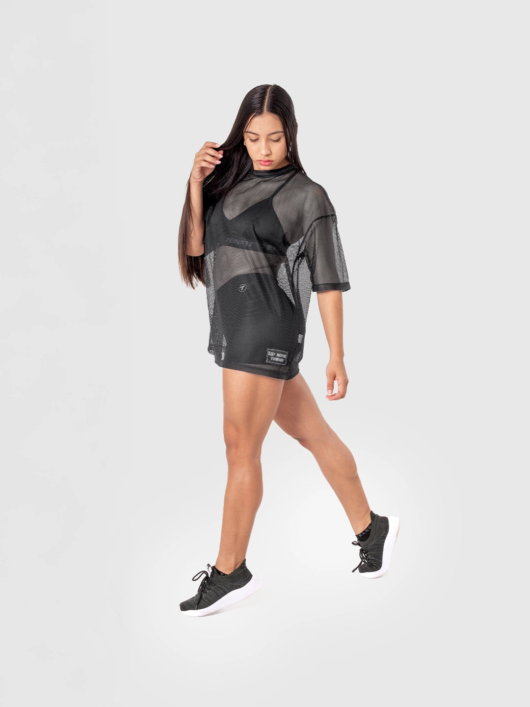 Camiseta Deportiva de Mujer Airflow - Negro