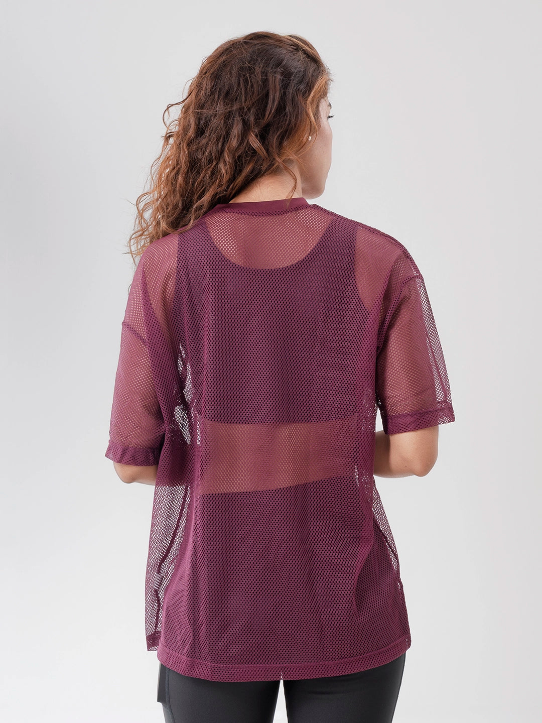 Camiseta Deportiva de Mujer Airflow - Vinotinto