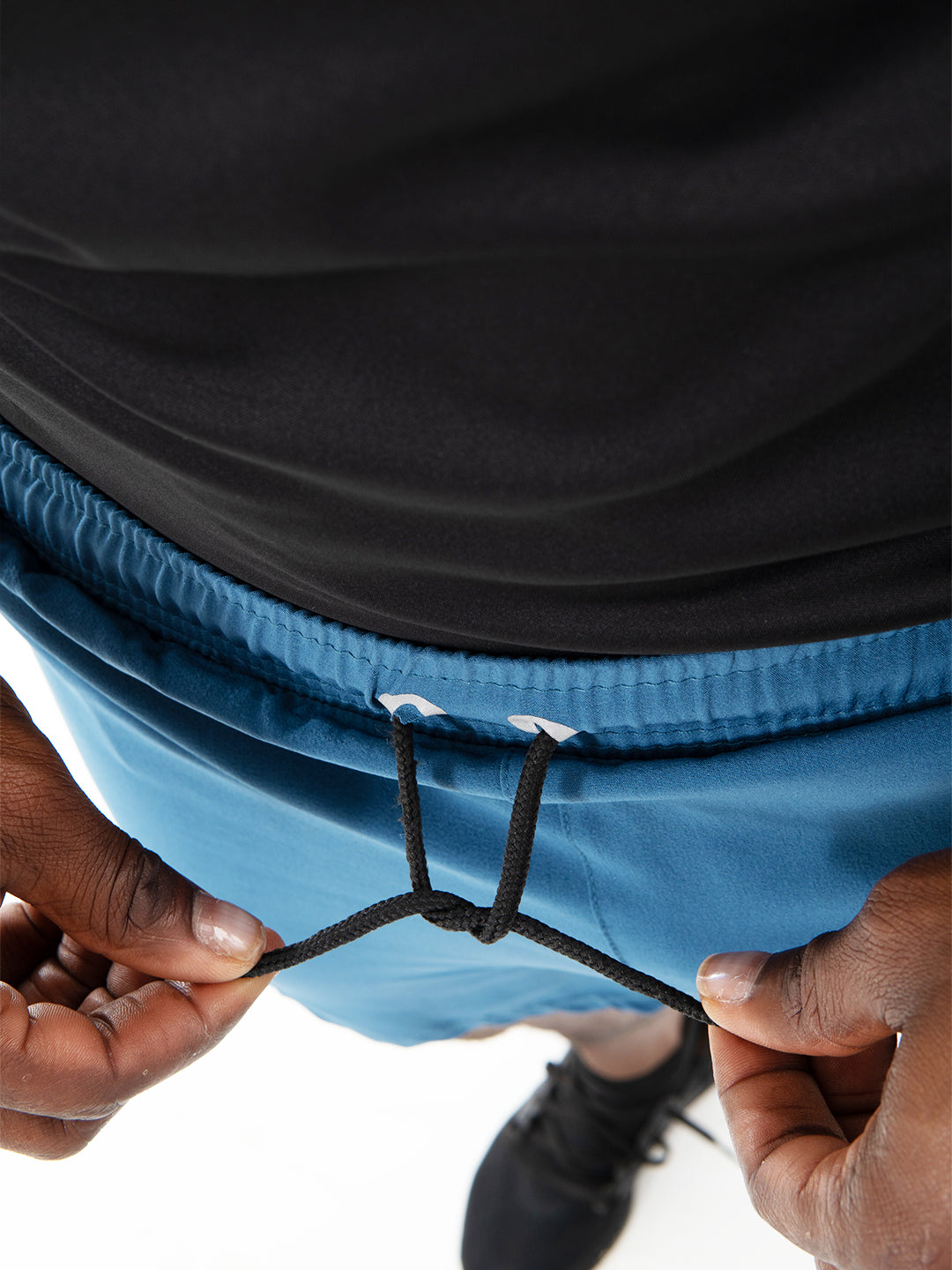 Pantaloneta con Licra Interna para Running de Hombre Track – Azul Petróleo