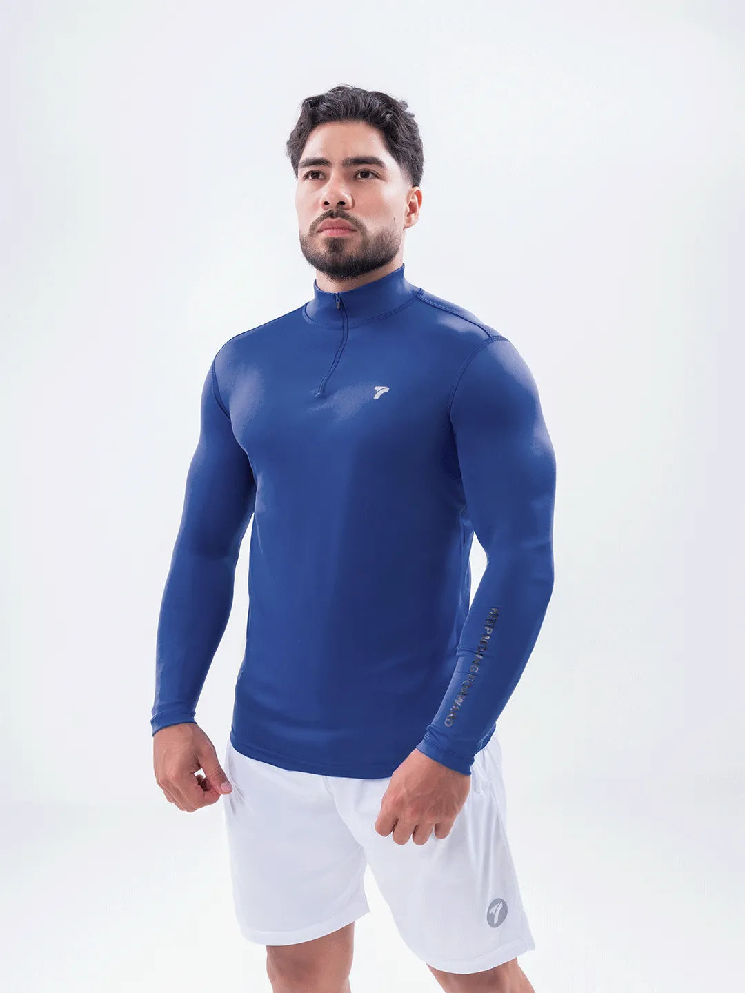 Buzo Manga Larga para running de Hombre Rolling – Azul Turquí