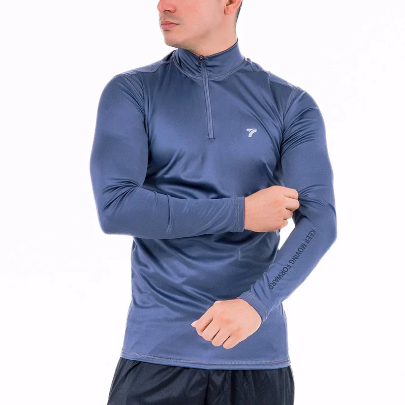 Buzo Manga Larga para running de Hombre Rolling – Gris Oscuro