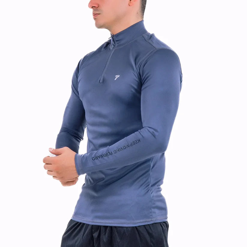 Buzo Manga Larga para running de Hombre Rolling – Gris Oscuro